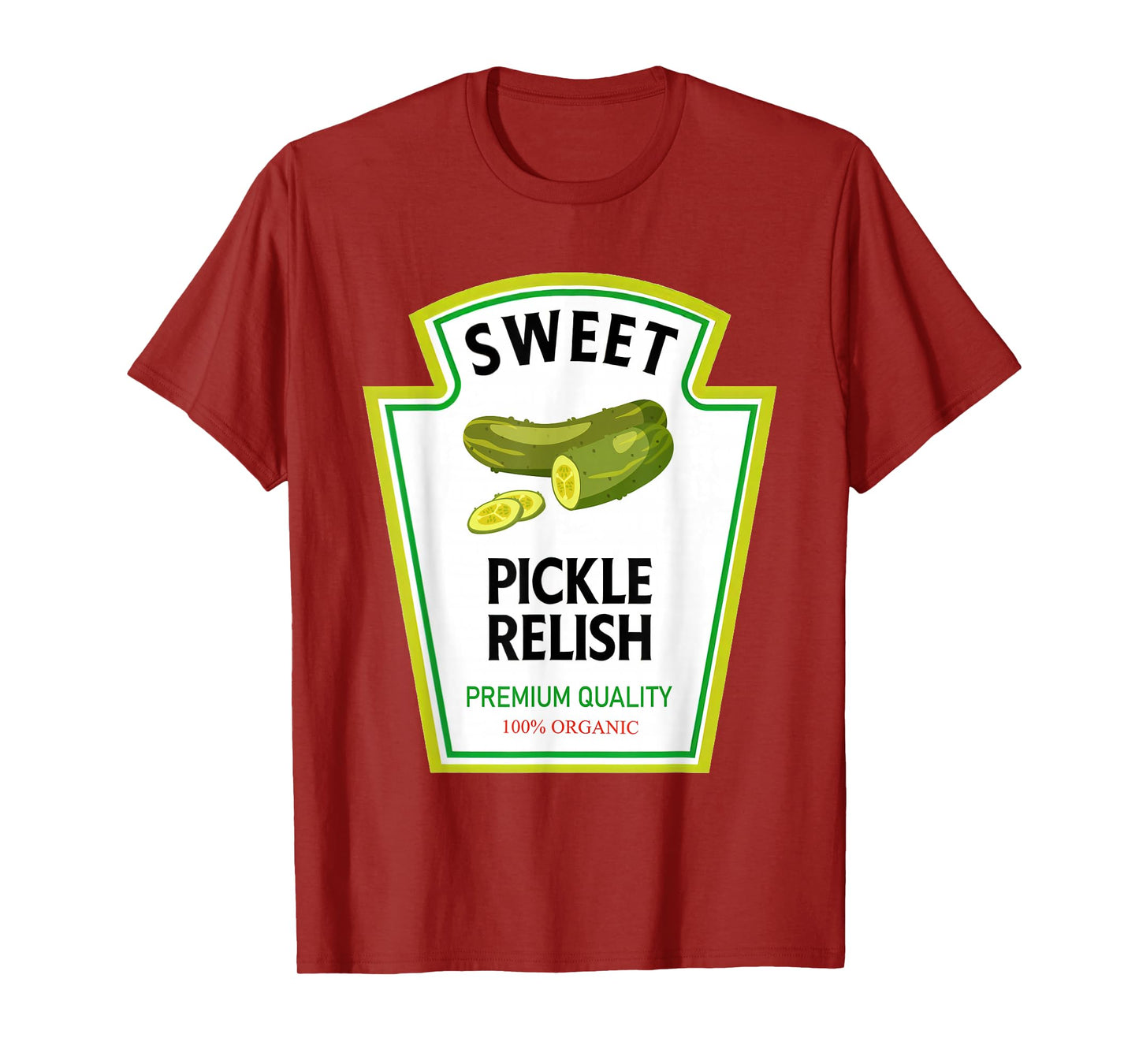Sweet Pickle Relish Funny Condiment Costume Party Matching T-Shirt