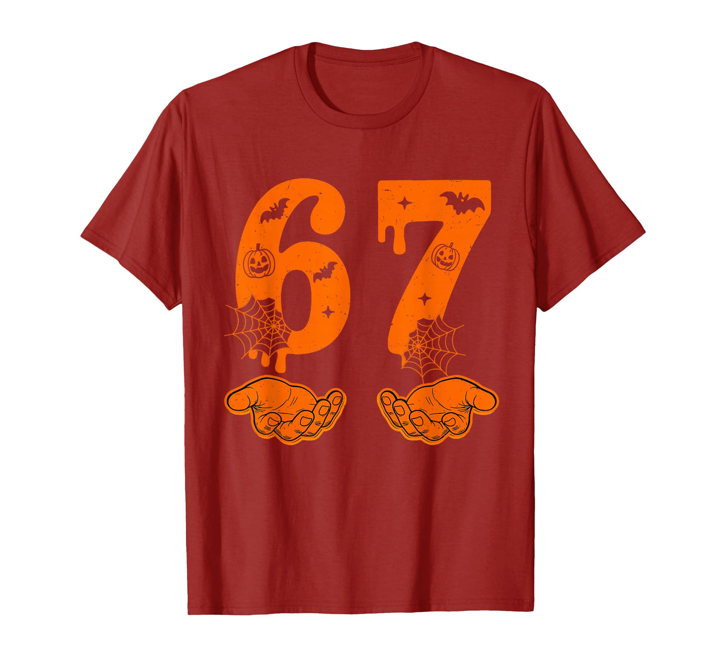 Number 67 Matching Six Seven 6 7 Meme 6 7 Halloween Costume T-Shirt
