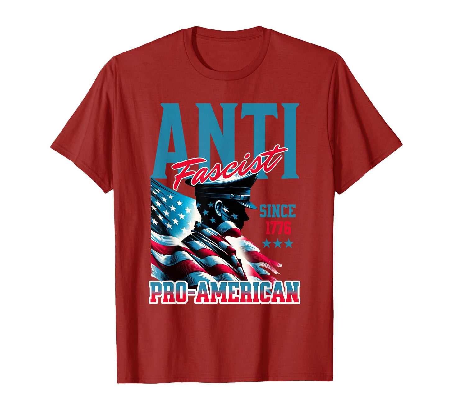 Pro American Veteran No Kings Peaceful Protest T-Shirt