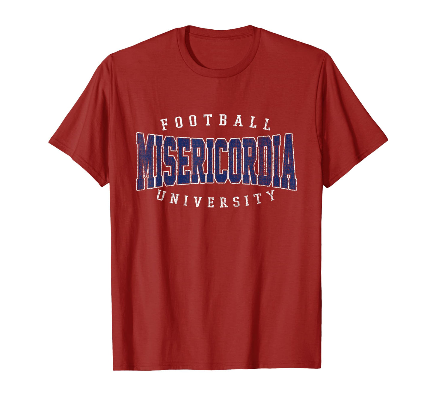 Misericordia Arch Athletic Retro Sports Tee Men Women T-Shirt