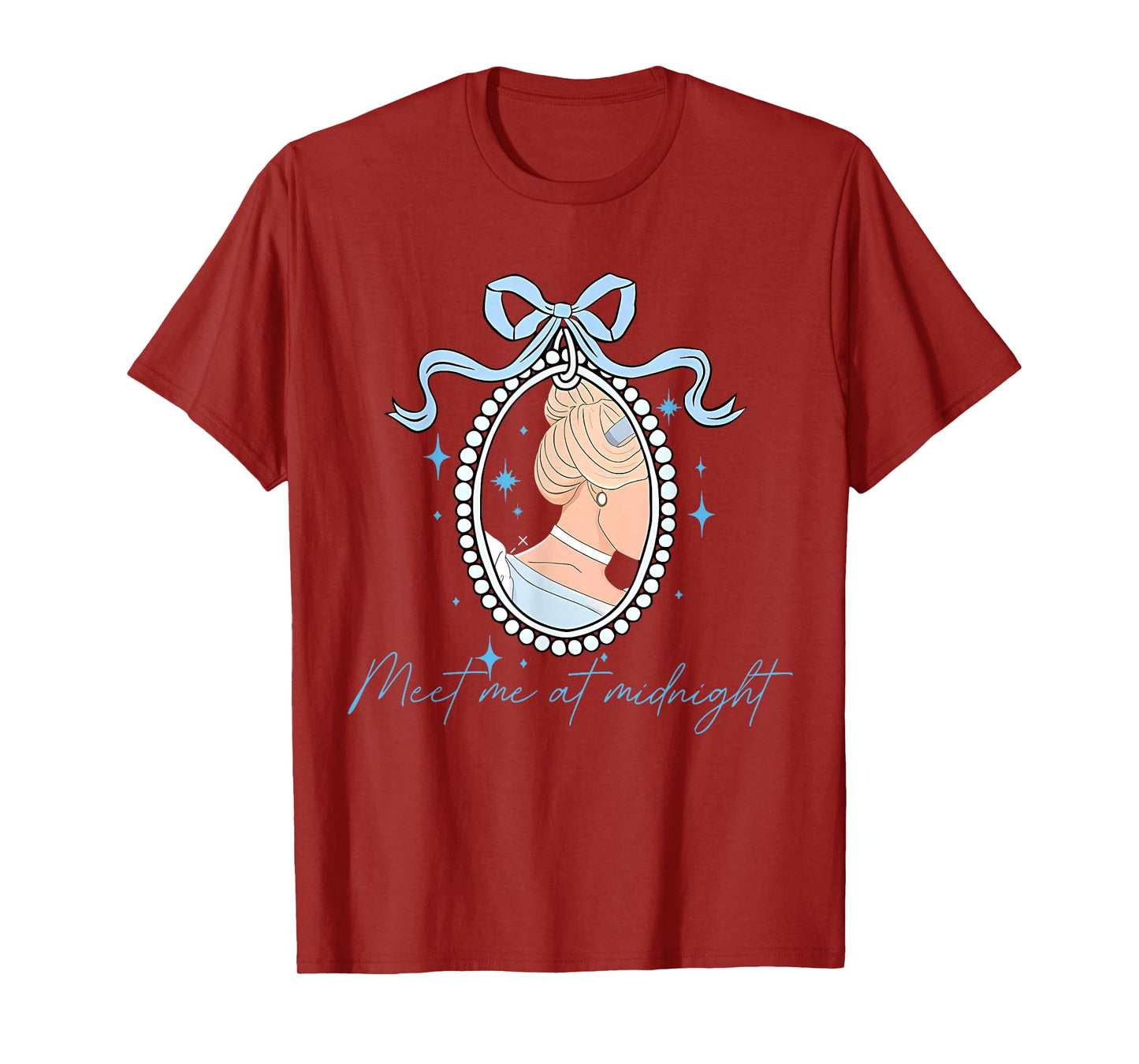 Vintage Coquette Bow Meet Me At Midnight T-Shirt