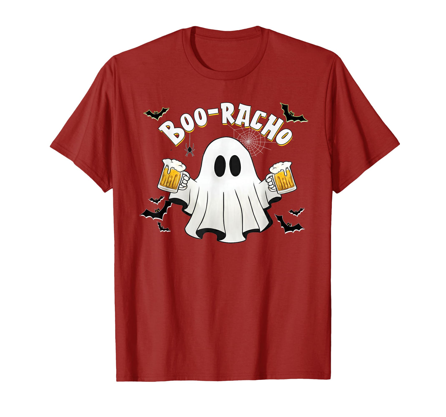 Halloween Drinking Ghost Boo Racho Funny Spanish Party T-Shirt