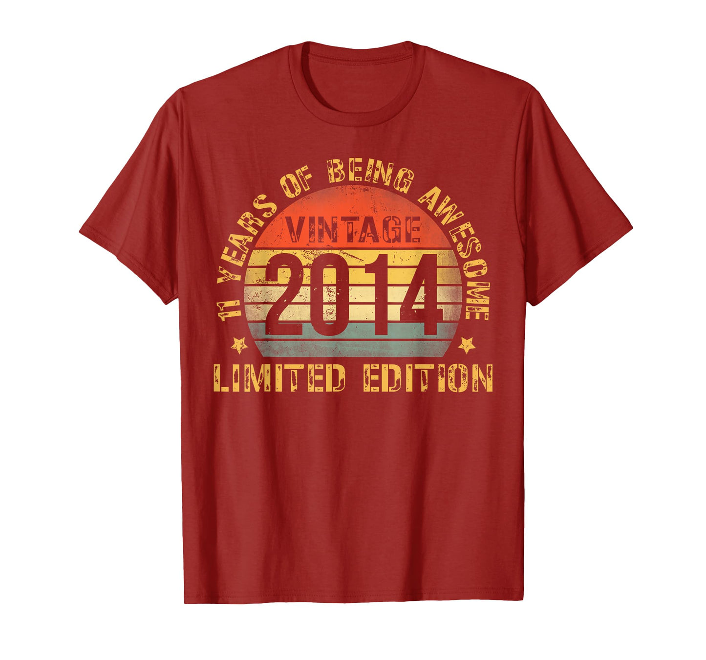 11 Year Old BDay Decorations Son Boy 11yr 2014 11th Birthday T-Shirt