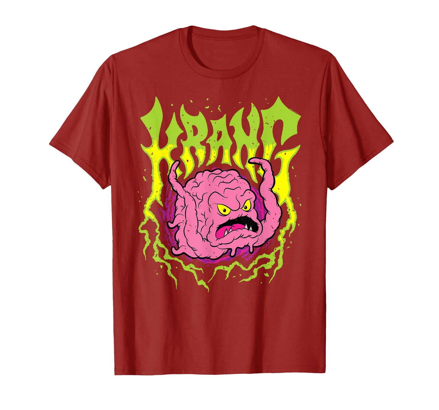TMNT Heavy Metal Krang Retro Cartoon T-Shirt