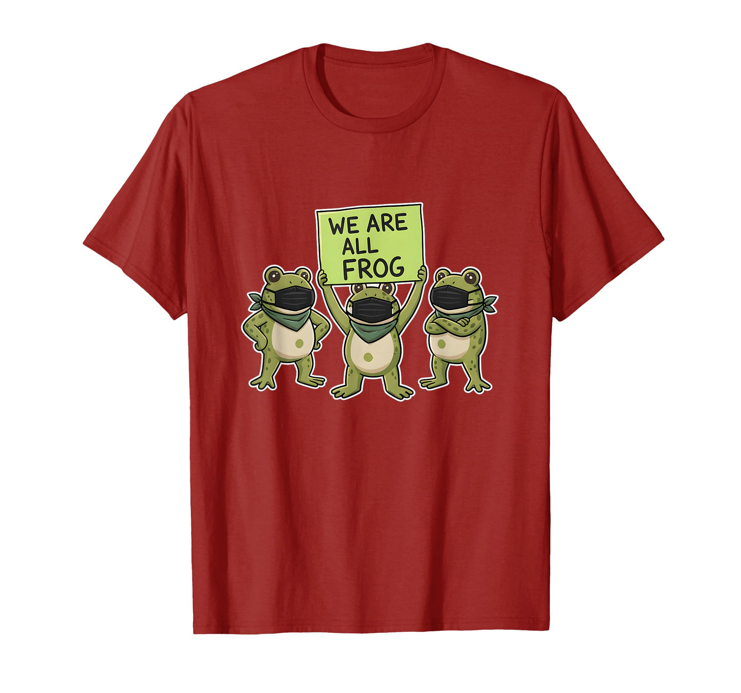 Retro Portland We are All Frog Design T-Shirt