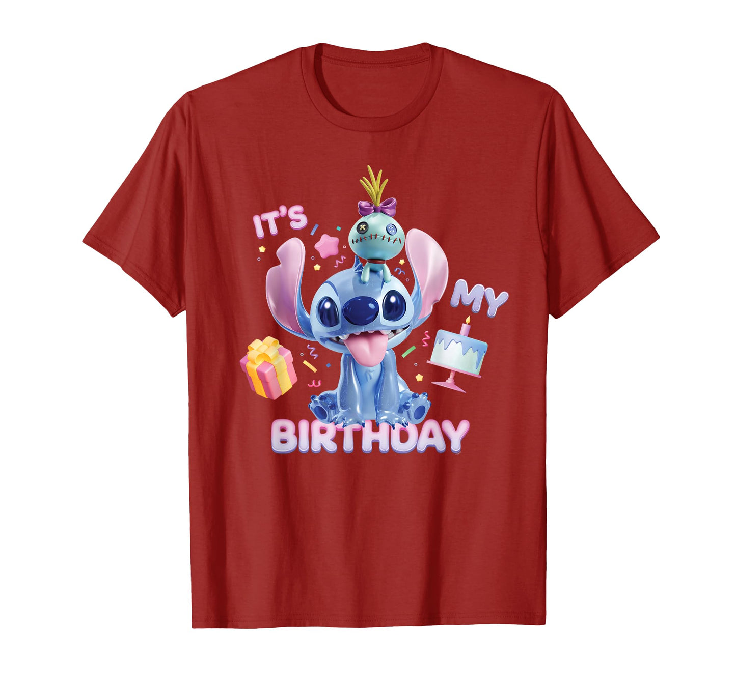 Disney Stitch & Scrump "It's My Birthday" Birthday Party T-Shirt