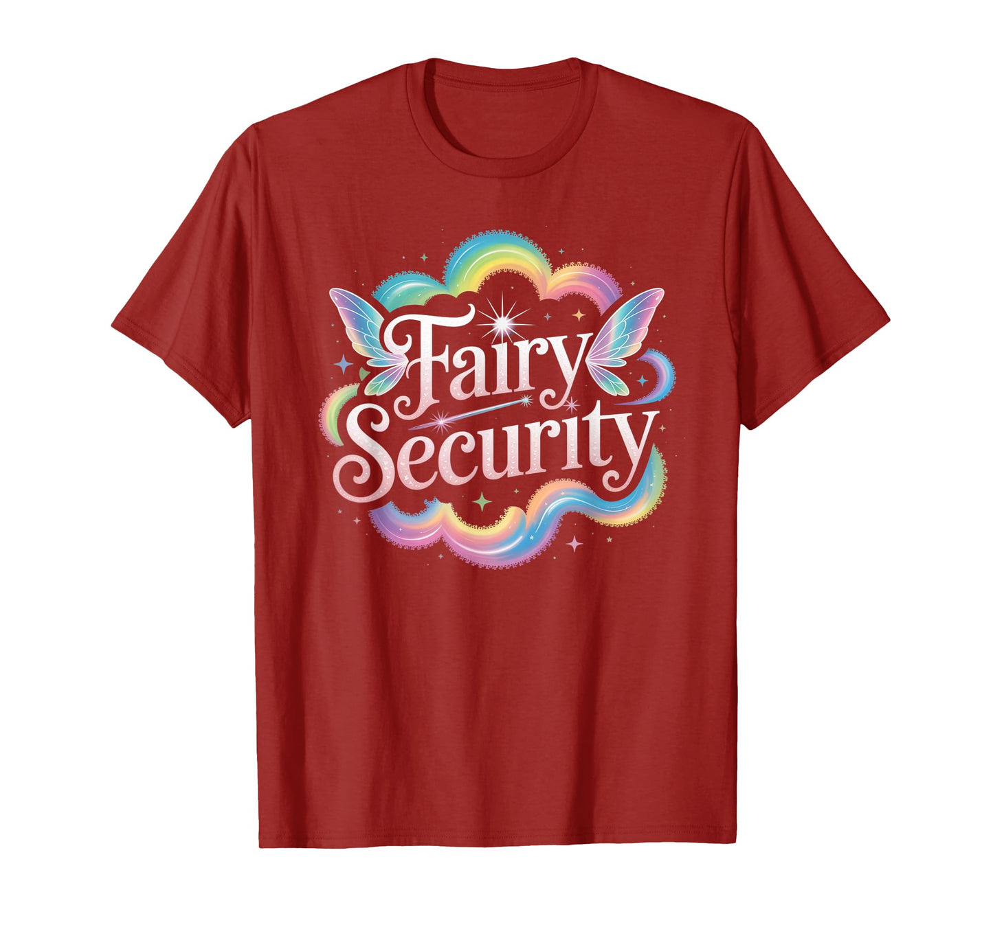 Fairy Security Funny Halloween Costume Dad Mom Group T-Shirt
