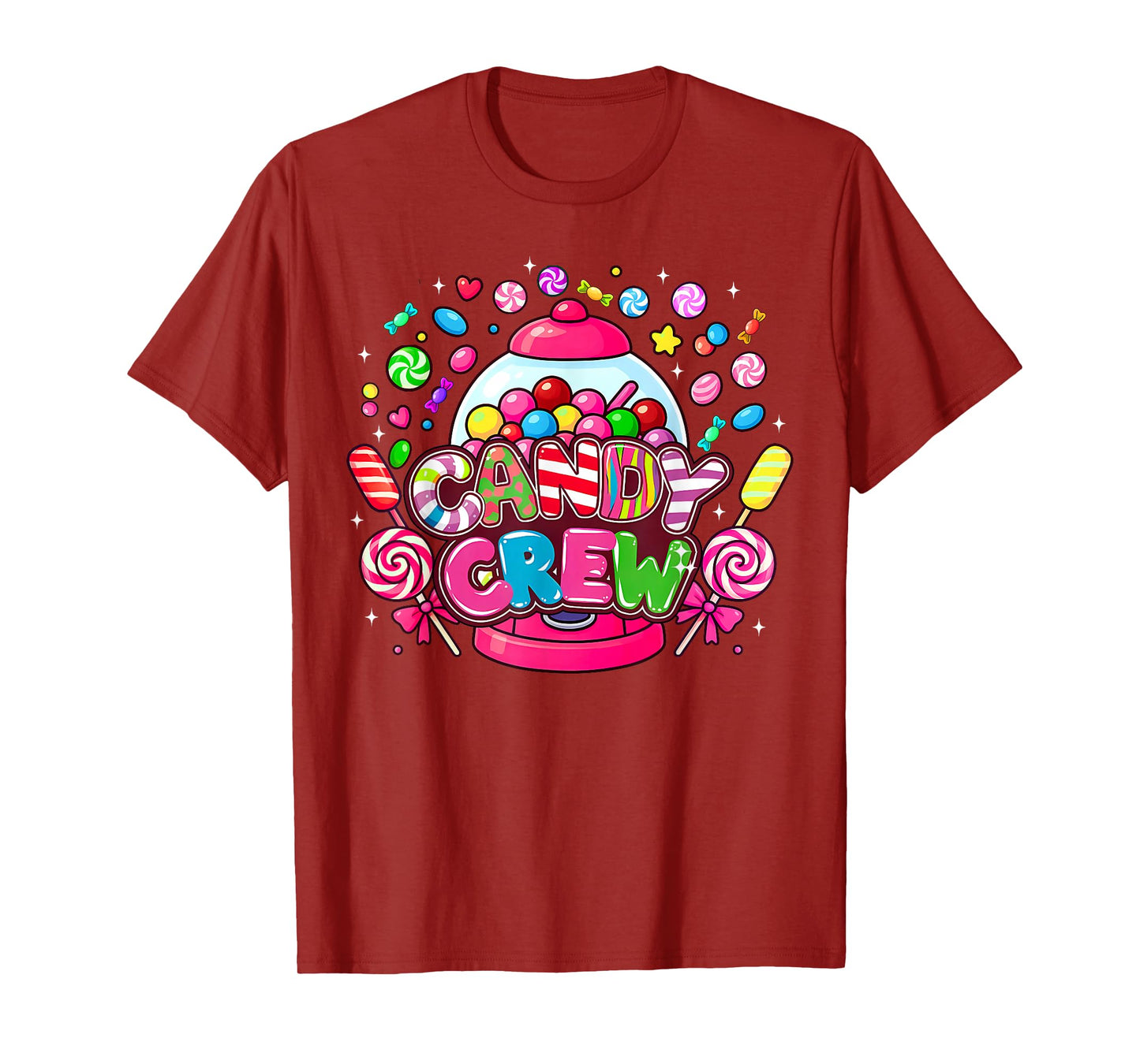 Candy Crew Candy Costume Funny Candy Squad Women Girls T-Shirt
