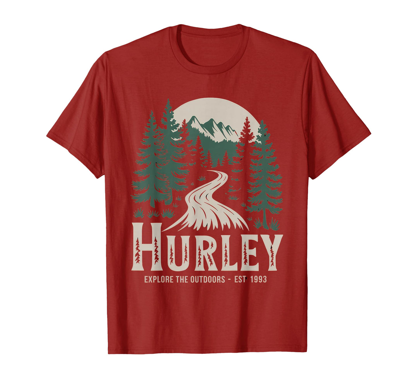 Hurley KY Vintage Evergreen Sunset Eighties Retro 80s 90s T-Shirt