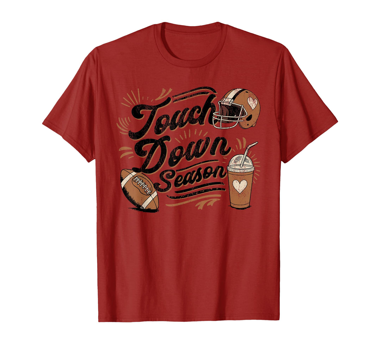 Football Shirts for Women Men Touchdown Season Tshirt Cute T-Shirt