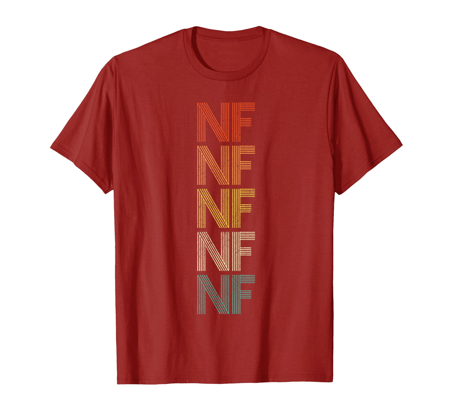Nf Tee-Tshirt Gifts Unisex-Adult Retro T-Shirt Black Small Short Sleeve T-Shirt