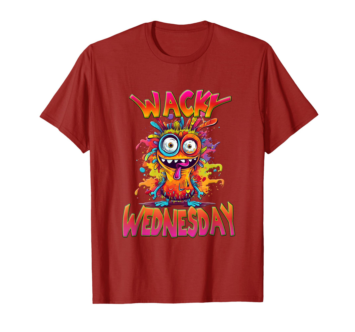 Wacky Wednesday Men, Woman and Kids Outfit for School Funny T-Shirt