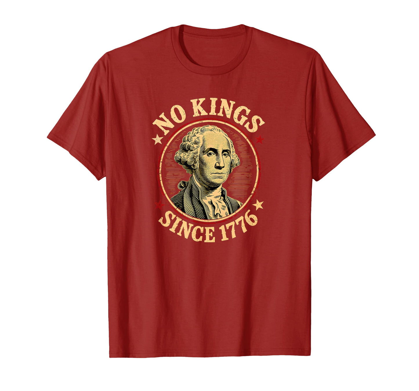 No Kings Since 1776 American Freedom Pride T-Shirt