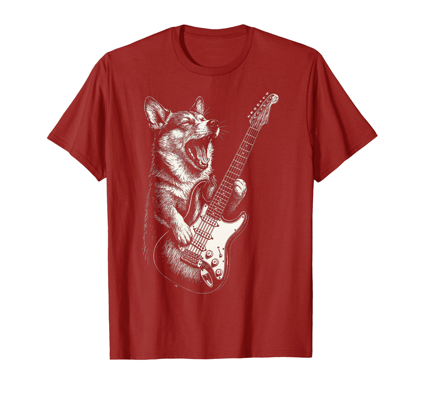 Corgi Guitar T-Shirt