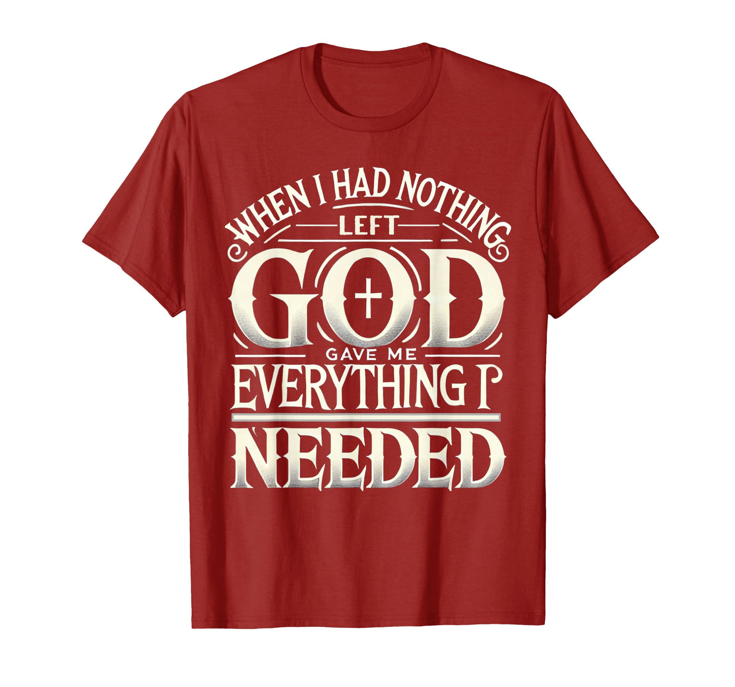 Inspirational God Themed Christian Religious Faith Based T-Shirt