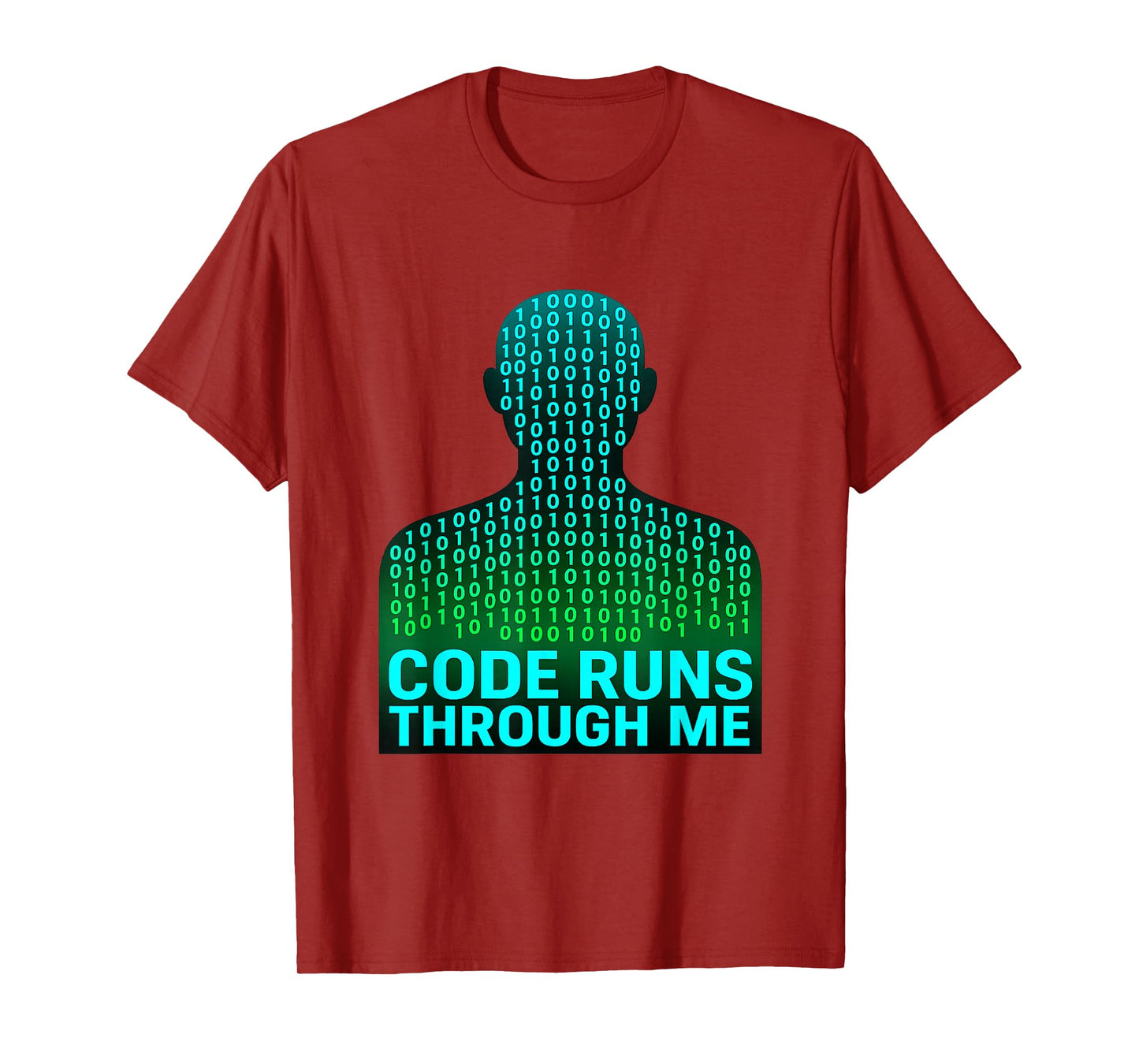 Data Analyst Coding Quote Computer Code Runs Through Me T-Shirt