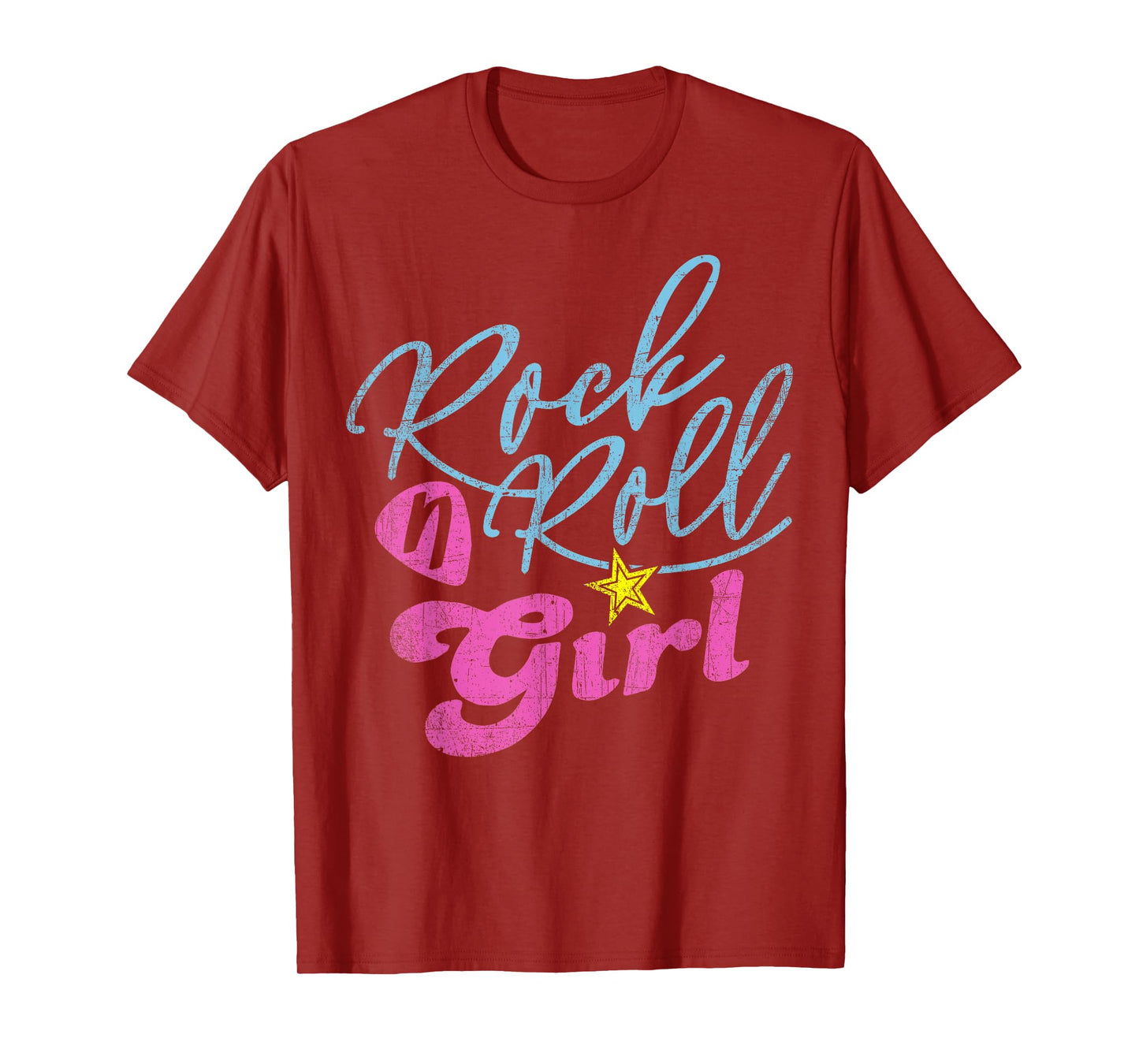 Rock N Roll Girl Purple Darla Rock and Roll Girl Shirt Darla T-Shirt