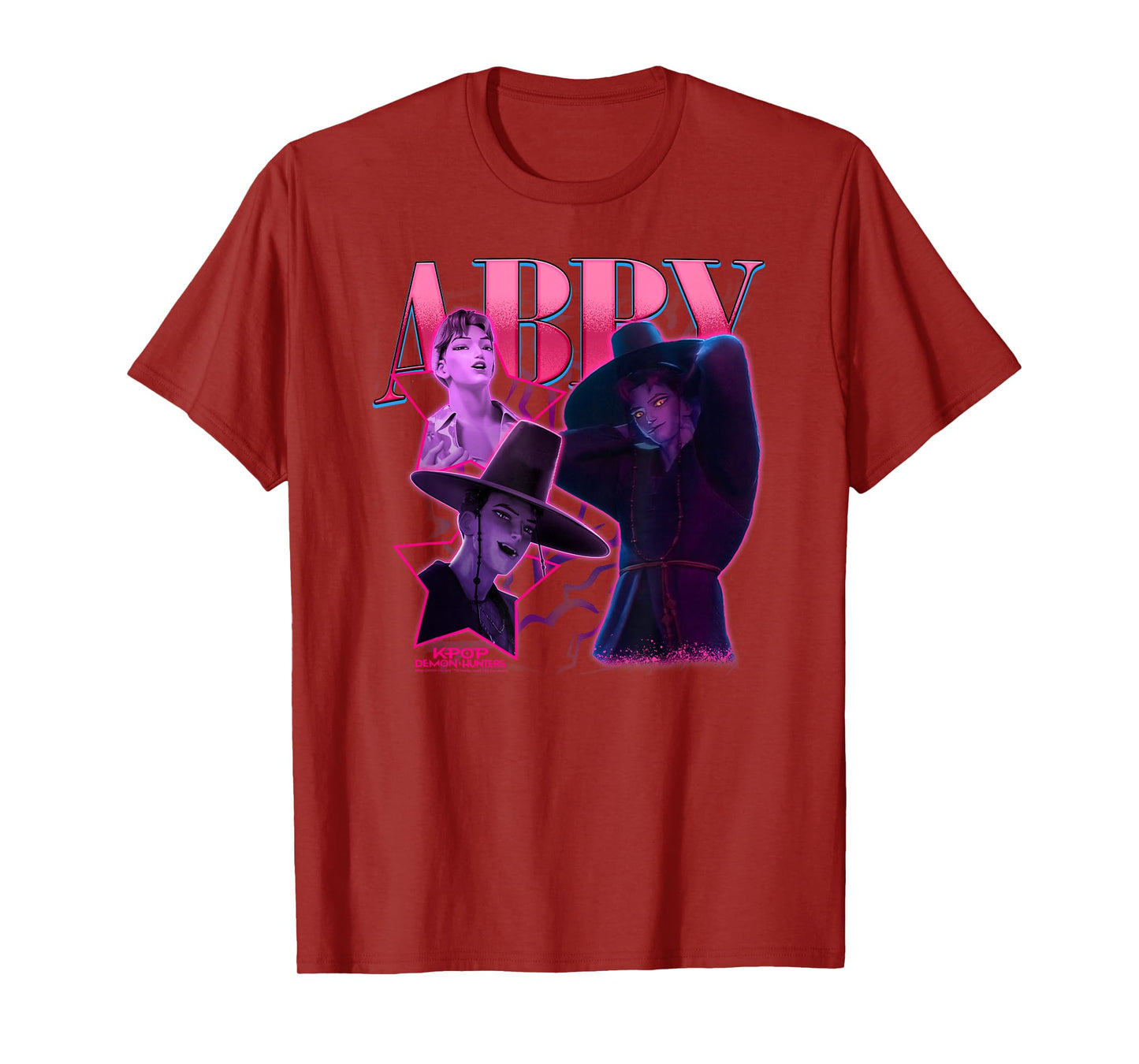 Kpop Demon Hunters Halloween Abby Showcase Y2K Style Poster T-Shirt