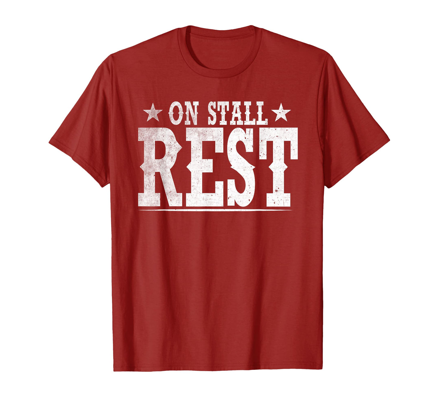 Equestrian on stall rest Horse Riding Funny Horse lover T-Shirt