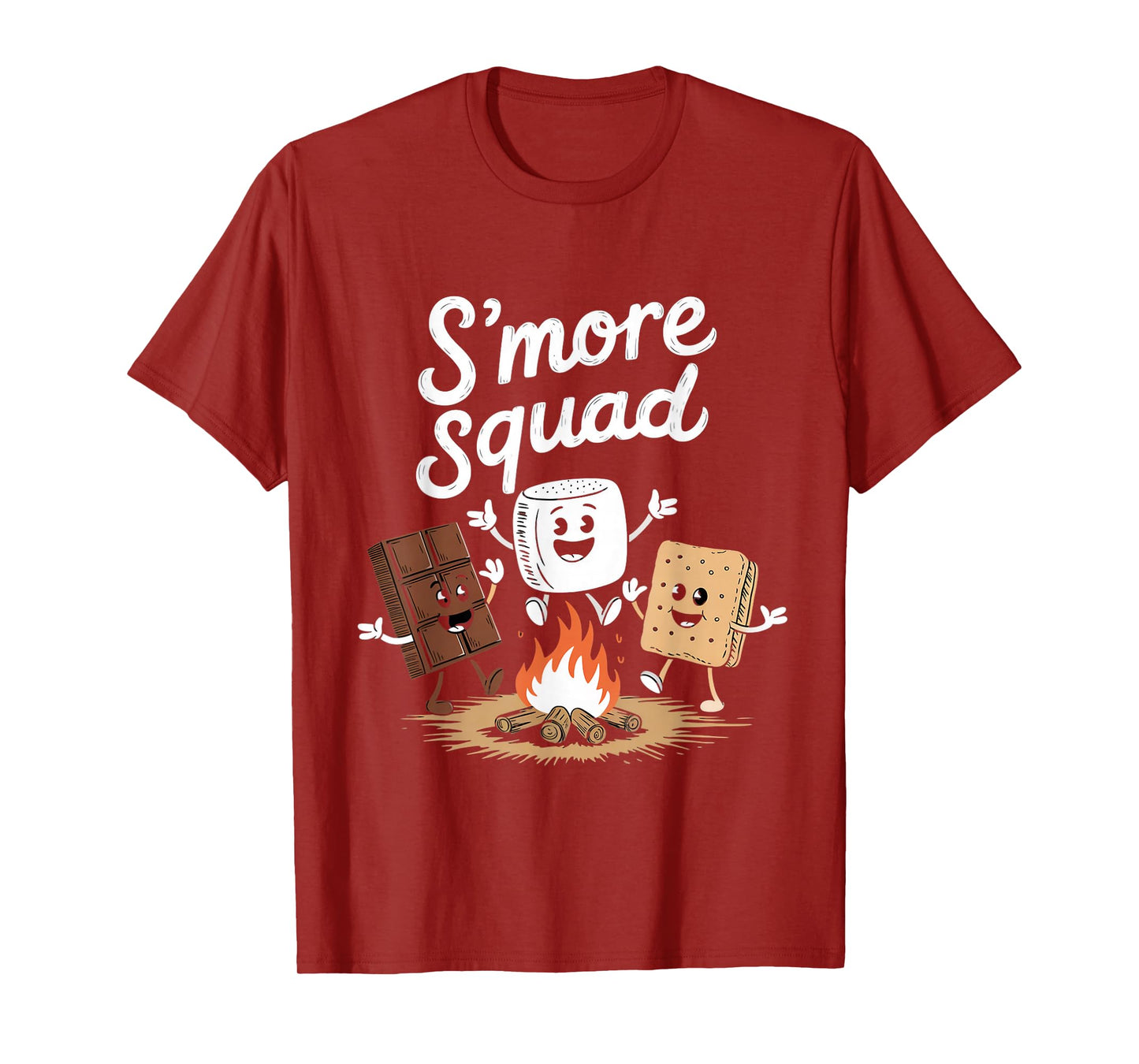 S'more Squad Camping Smores Kawaii S'mores T-Shirt