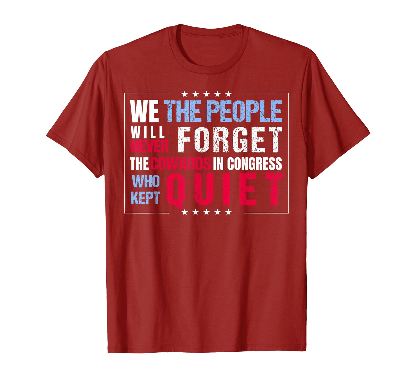 We The People Will Never Forget Protest Anti-Trump No Kings T-Shirt