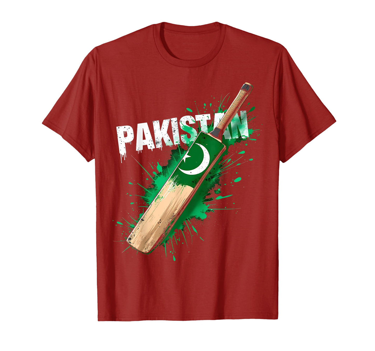Pakistan Cricket Bat T-Shirt