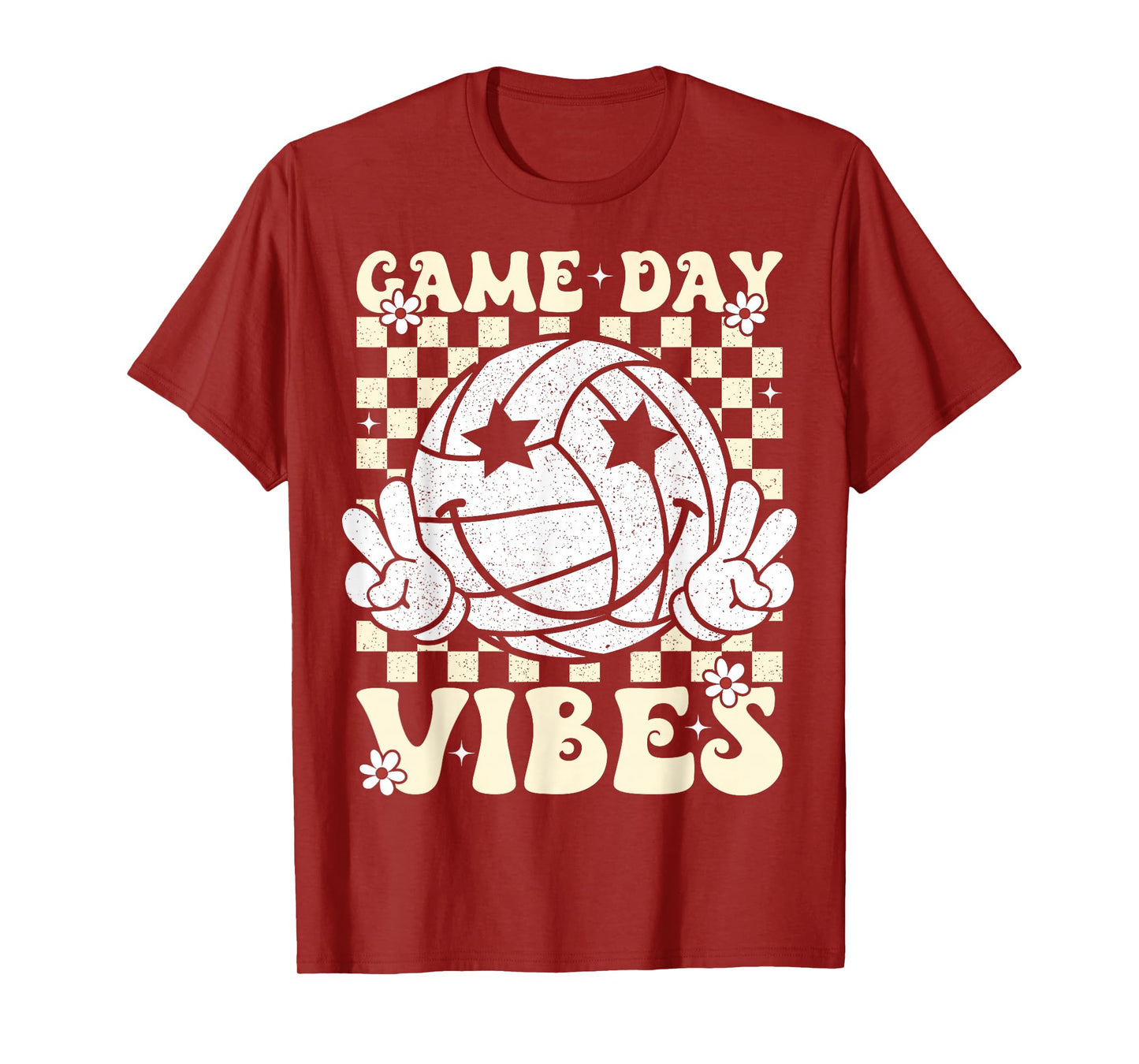 Retro Volleyball Game Day Vibes Volleyball Girl Women T-Shirt
