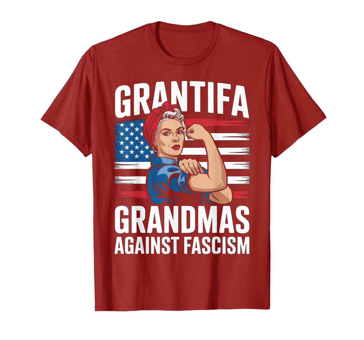 Grantifa Grandmas Against Fascism Flag Resist No Kings 50501 T-Shirt