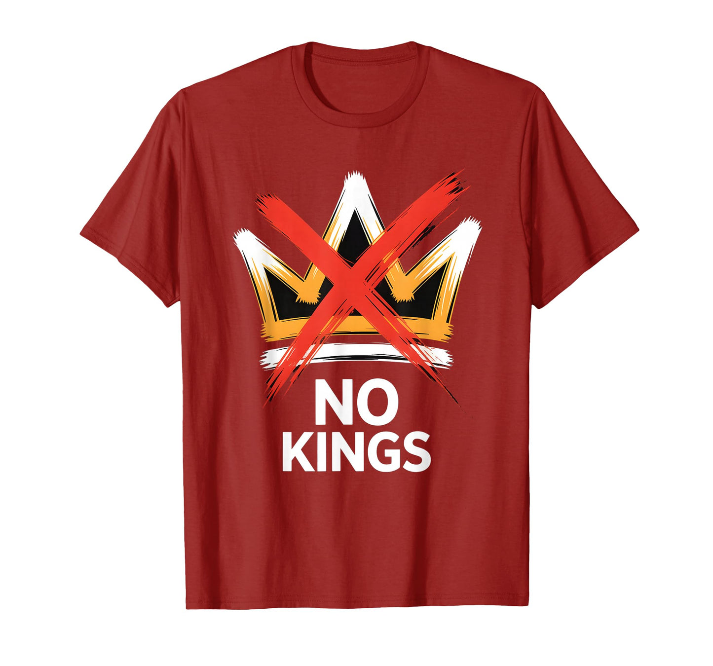 No Kings Protest Democracy No Kings in America Patriotic T-Shirt