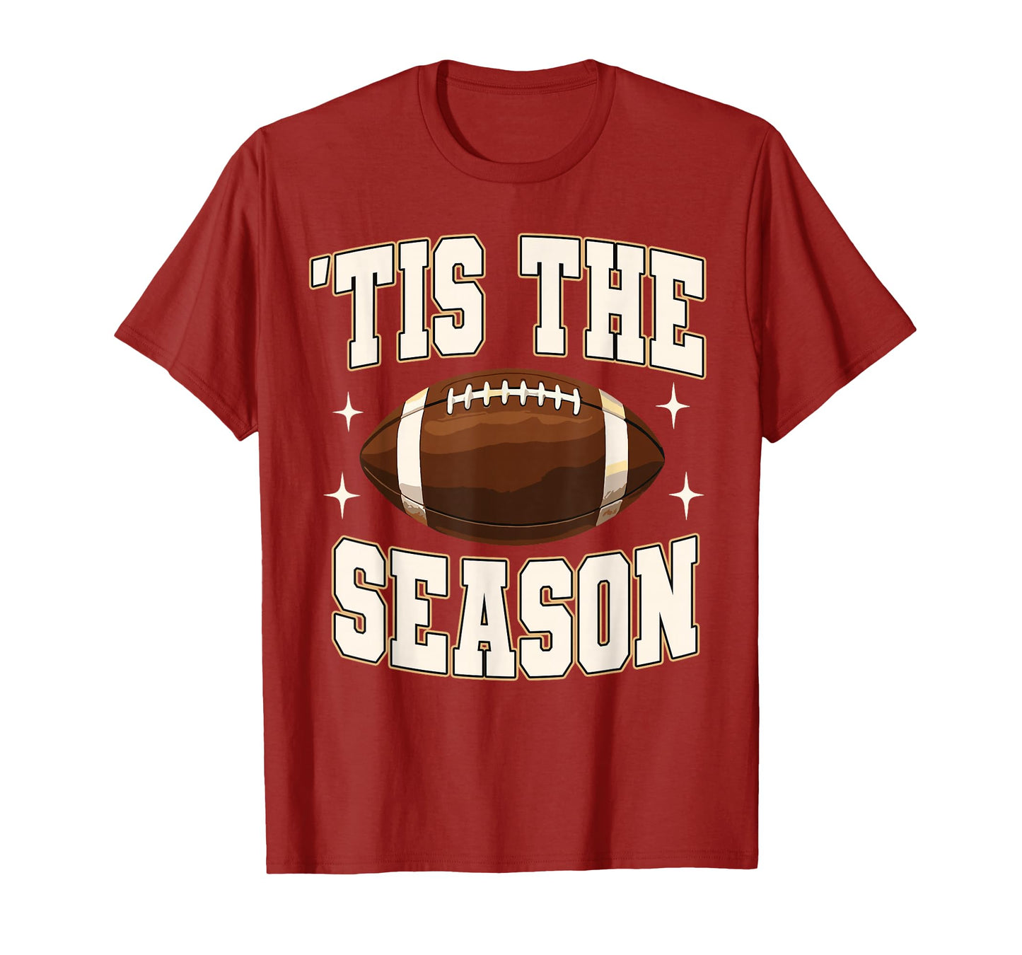 Tis The Season Game Day Football Mom Mama Touchdown Season T-Shirt