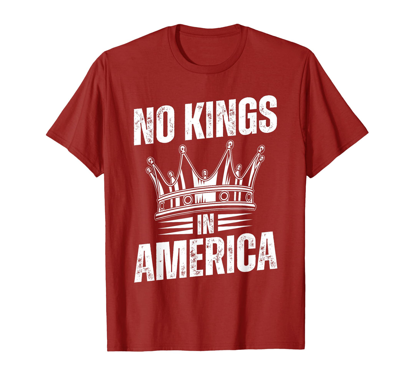 No Kings In America Democracy United States Independence T-Shirt