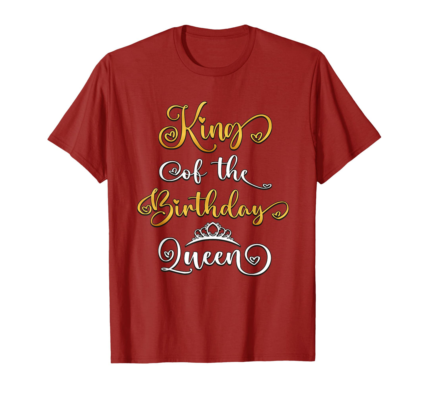 King Of The Birthday Queen Bday Party T-Shirt