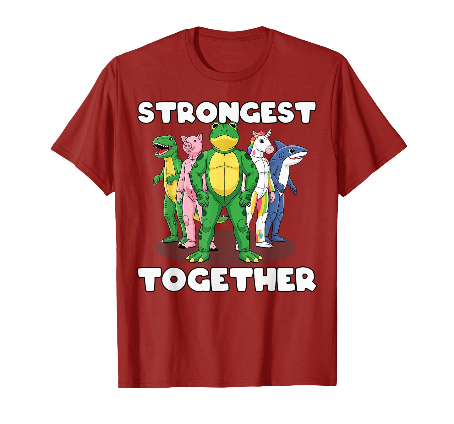 No Kings in America Portland Frog Costume Activists Group T-Shirt