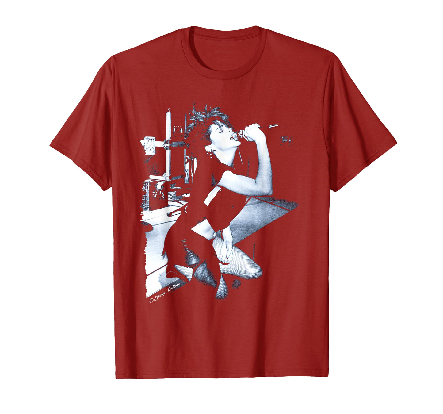 Madonna Early Live Performance B&W Photo By George DuBose T-Shirt