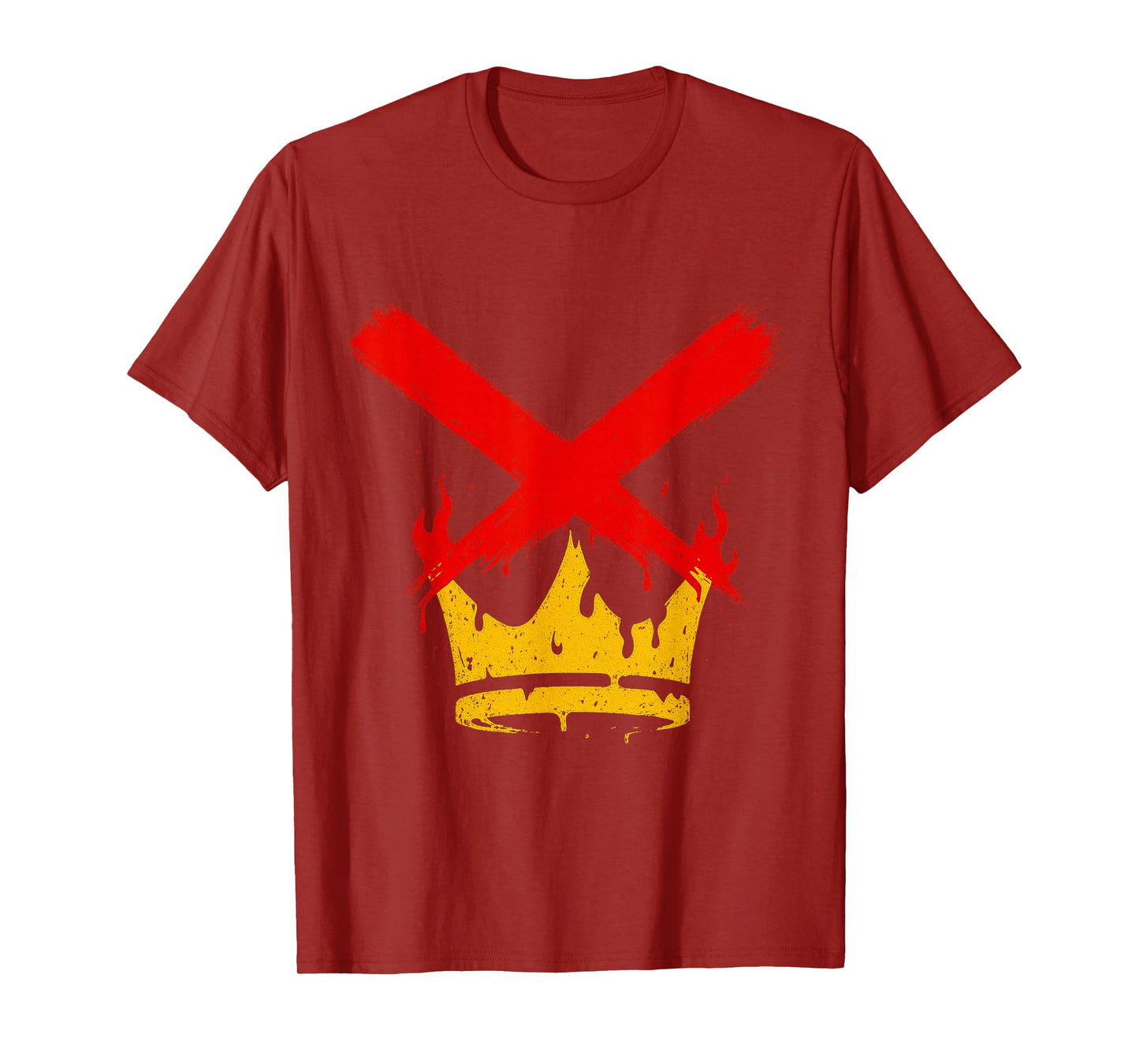 No Kings Graphic Art Modern Crown X Retro T-Shirt