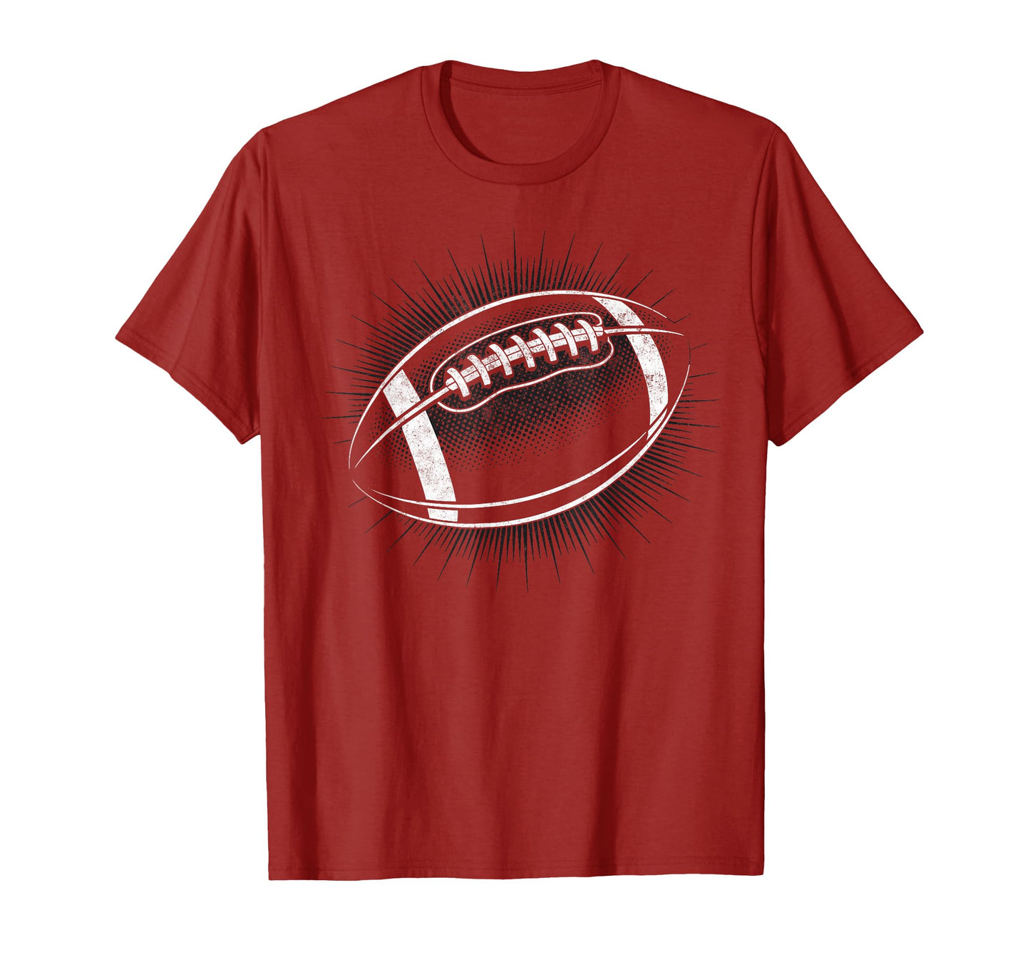 Vintage Football Ball Players Touchdown Game Day Football T-Shirt