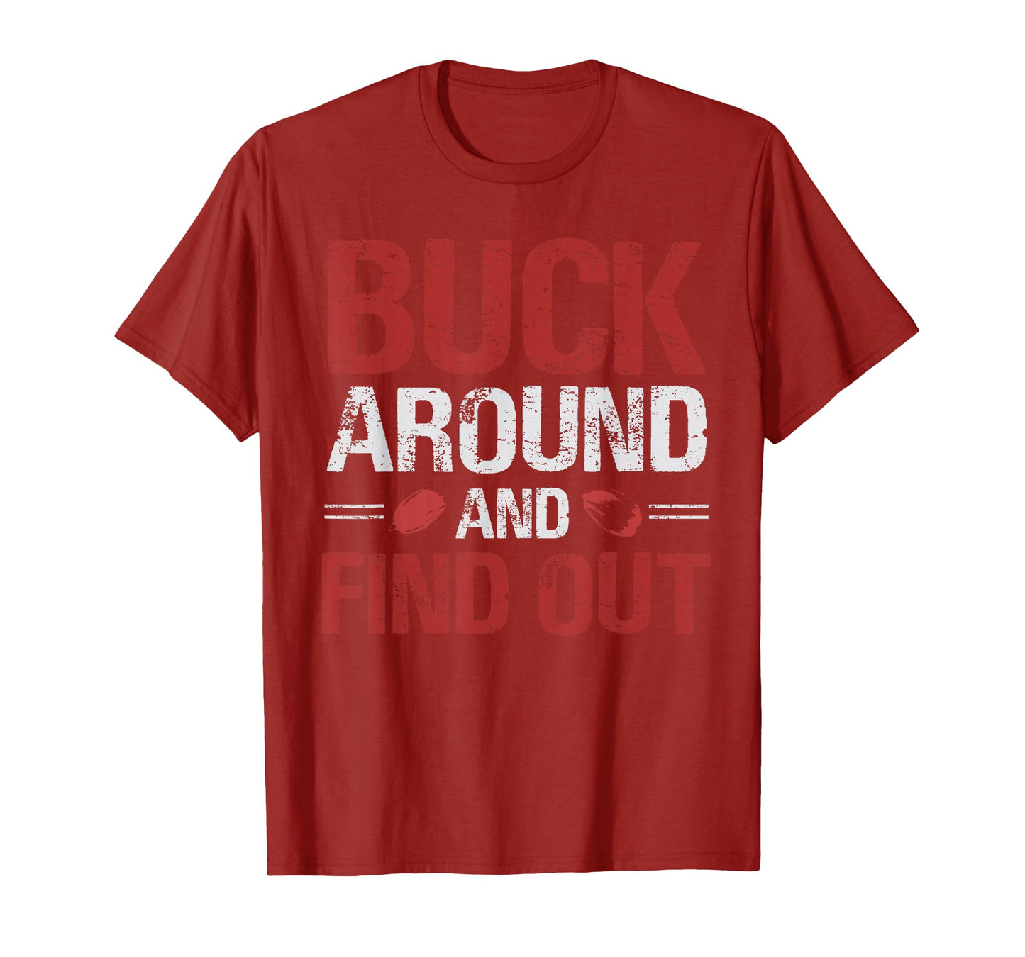 Buck Around and Find Out Funny Ohio Map Vintage Adults Kids T-Shirt