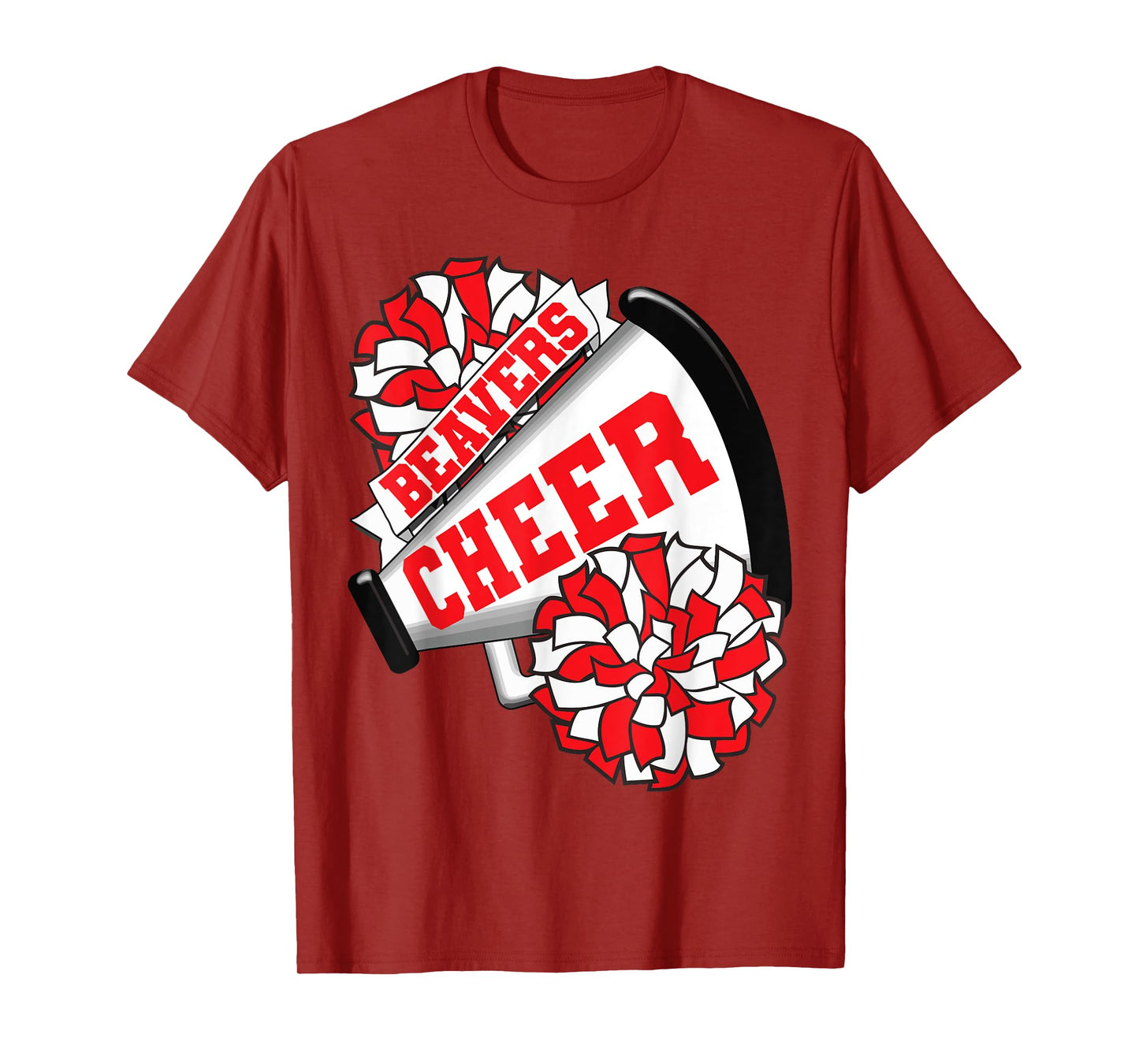 Beavers Cheer School Cheerleading R T-Shirt
