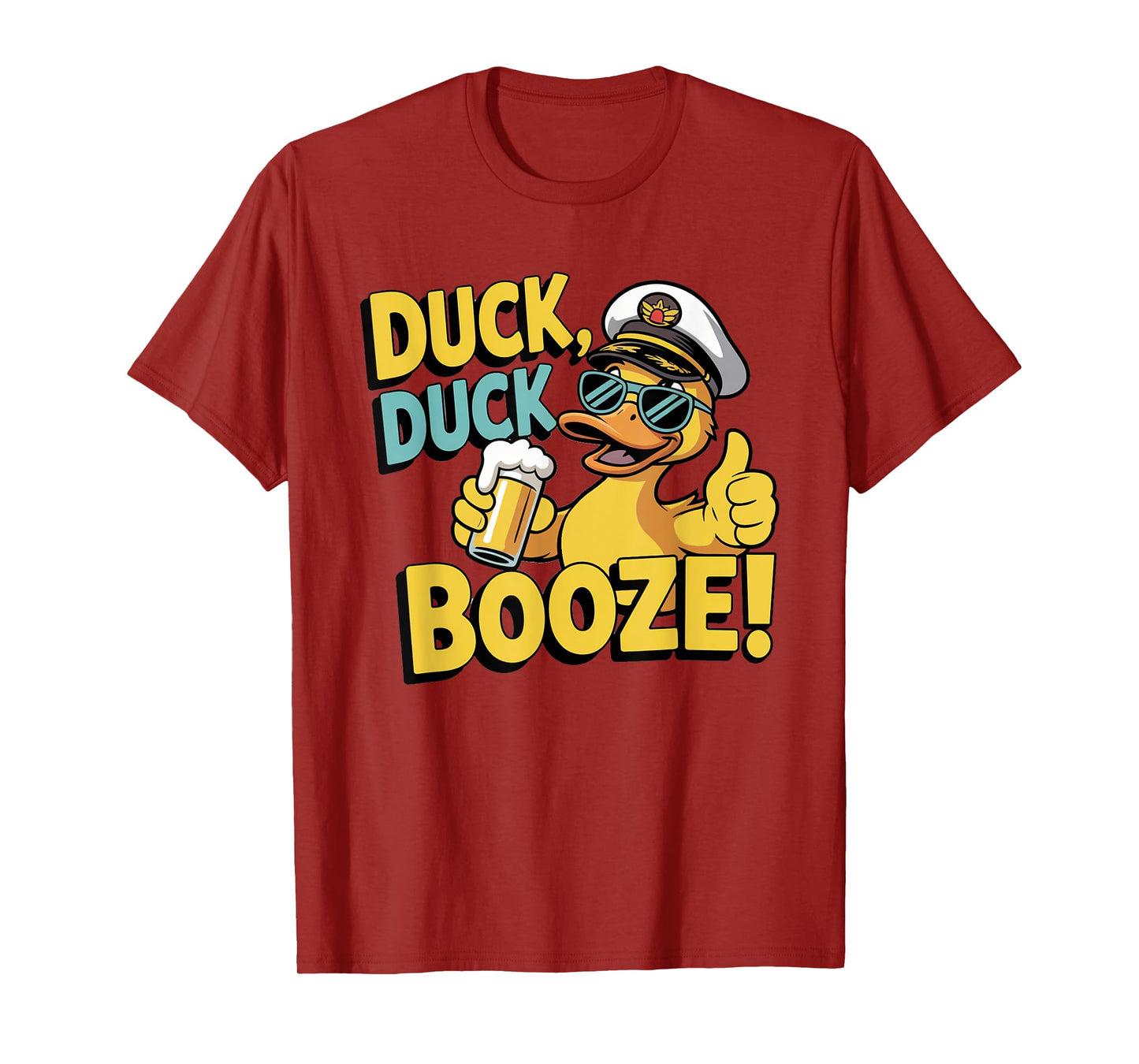 Duck Duck Booze Funny Cruise Family Matching Cruising T-Shirt