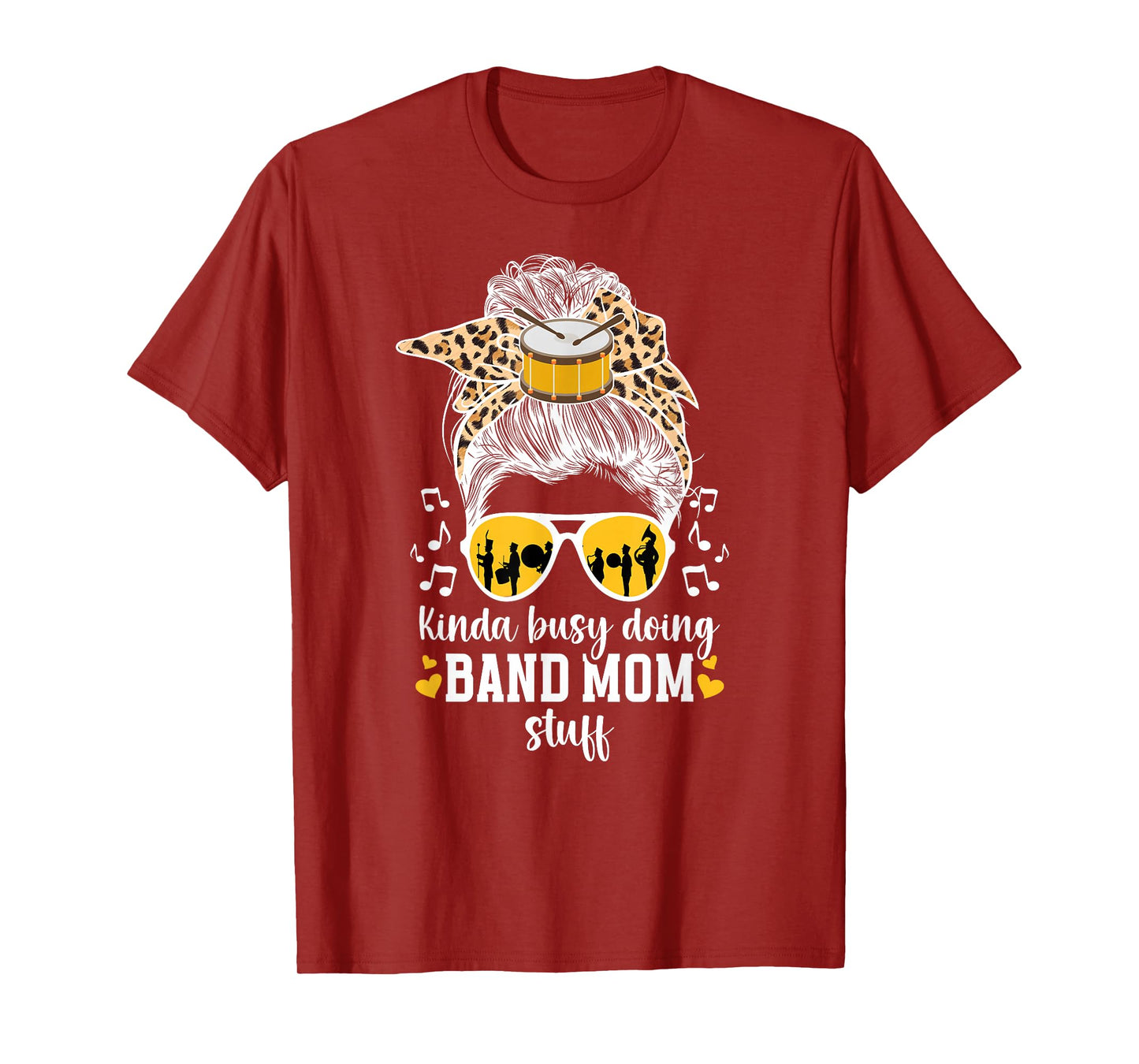 Busy Doing Band Mom Stuff Marching Band Mother T-Shirt