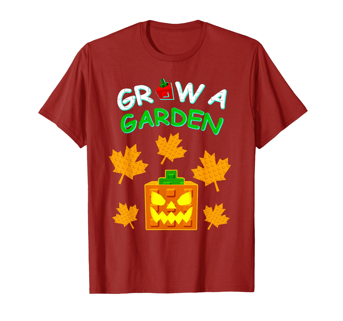 Grow A Garden Halloween Pumpkin Gamer Fan T-Shirt