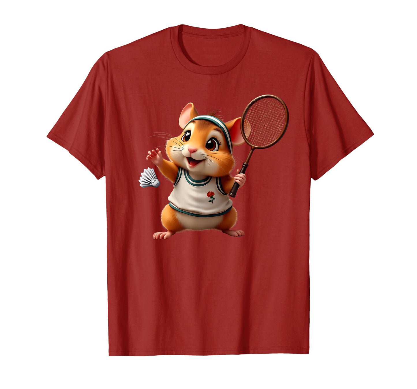 Badminton Art For Men Women Kids Badminton Lover Badminton T-Shirt