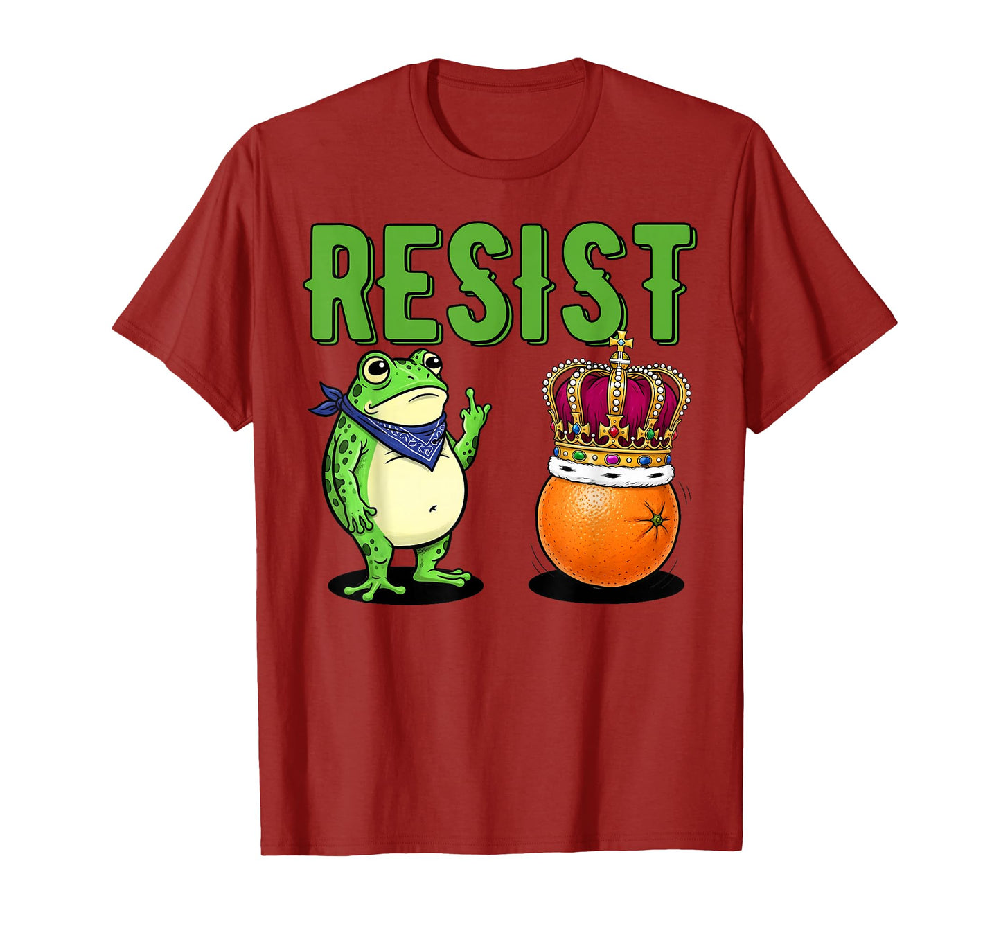 Activist Frog Against Dict No Kings in Portland Frog Protest T-Shirt