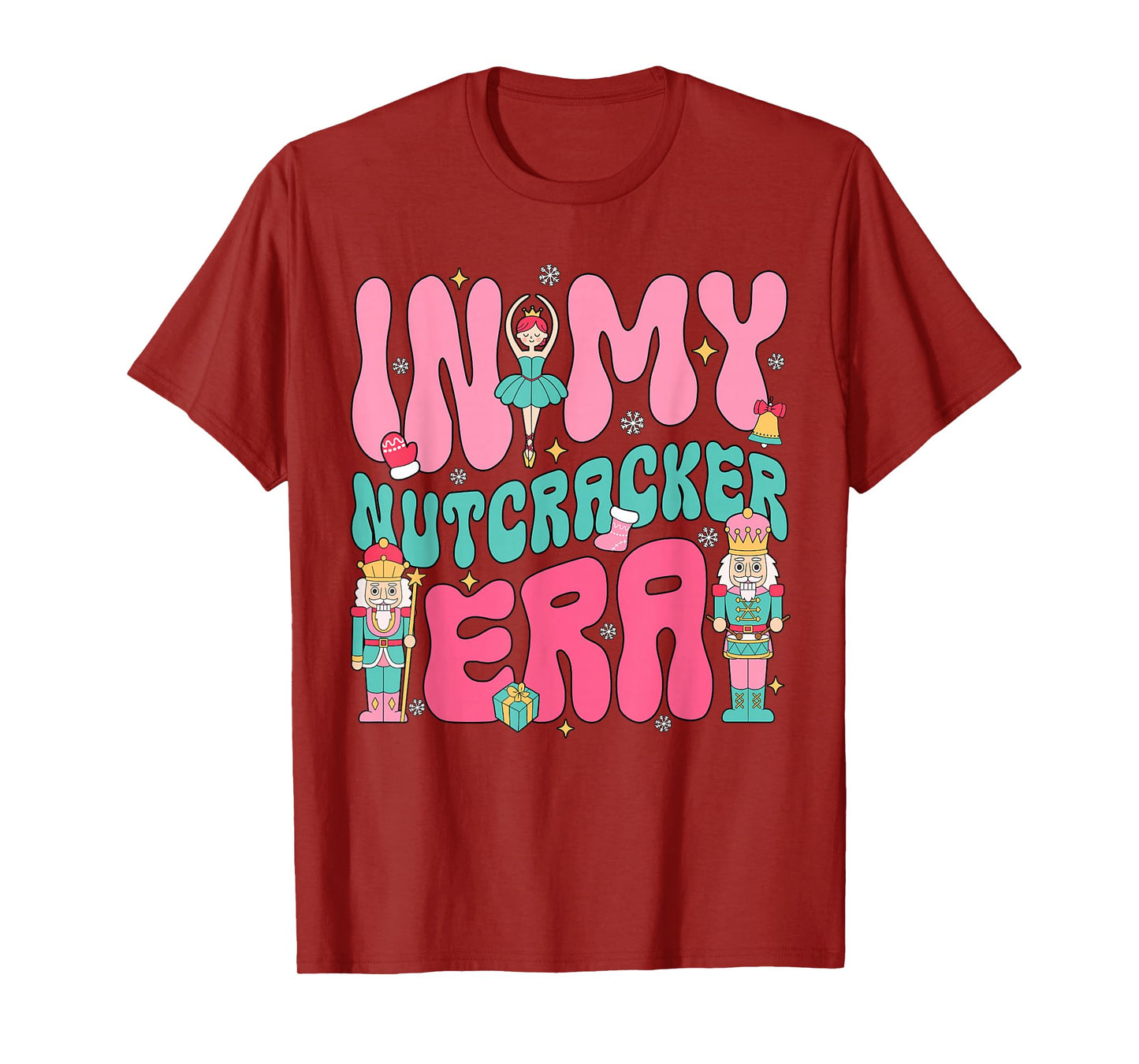 Pink Nutcracker Squad in My Nutcracker Era Christmas Women T-Shirt