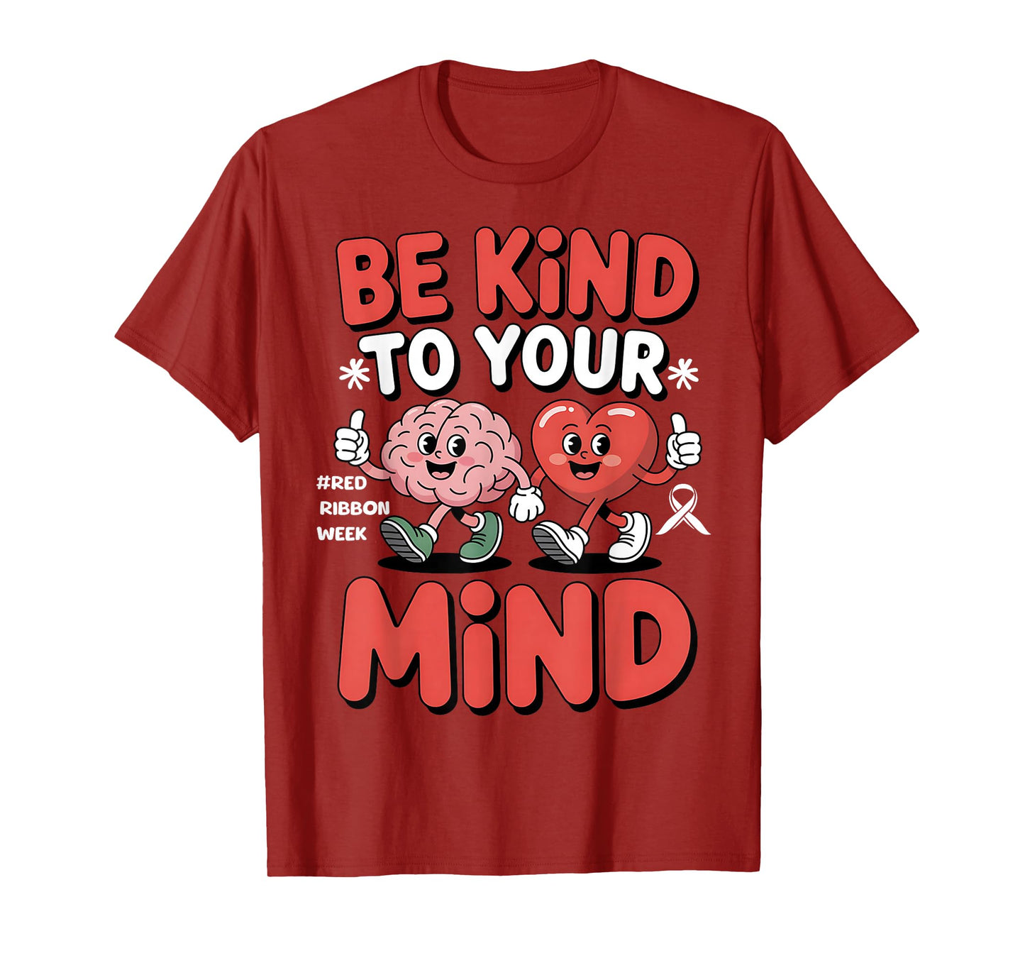 Kids in October We Wear Red Ribbon Week Awareness Cute T-Shirt