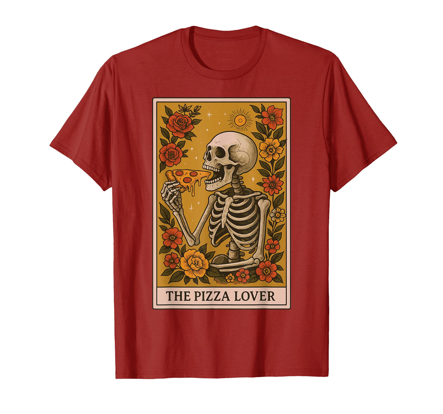 The Pizza Lover Tarot Card T-Shirt
