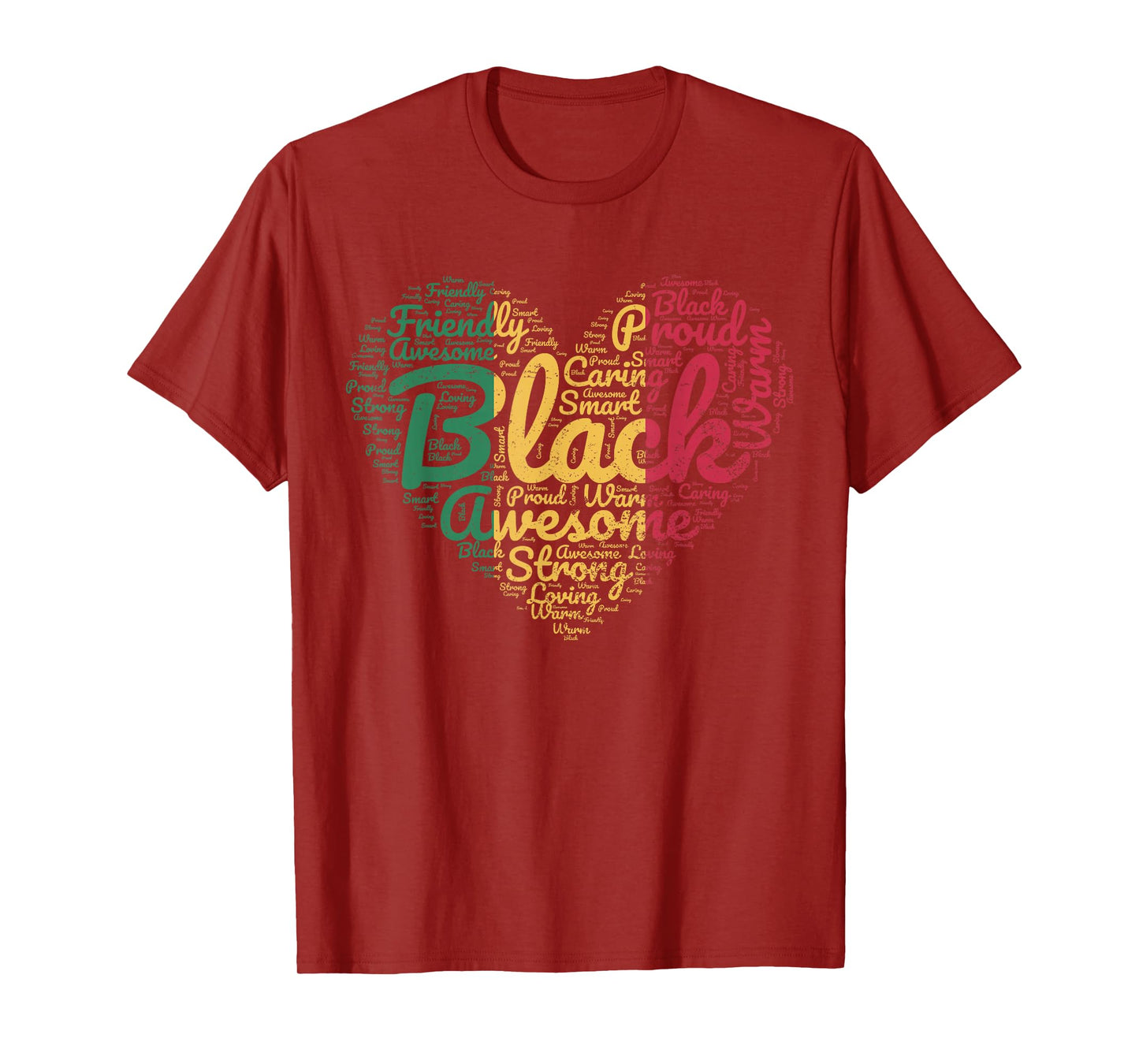 Valentines Day Juneteenth Black History Month Proud Heart T-Shirt