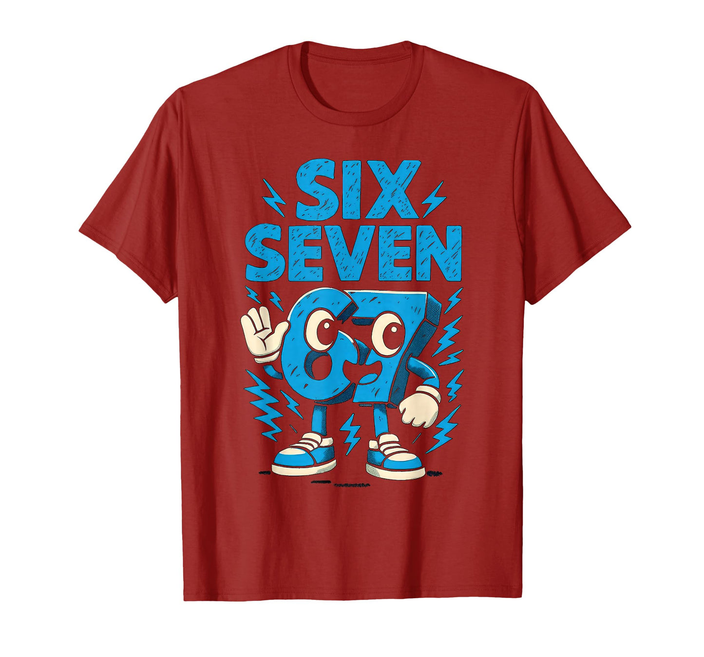 Kids Meme 67 Six Seven 6 7 Italian Brainrot for Men Women T-Shirt