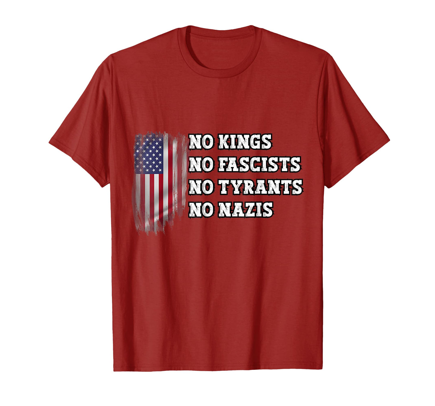 No Kings Patriotic Men Women Liberty T-Shirt