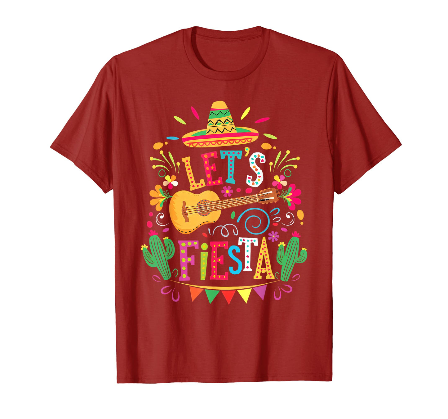 Lets Fiesta Mexican Family Fiesta Squad Cinco De Mayo Kid T-Shirt